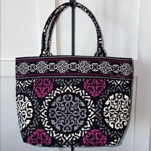Vera Bradley Retired Canterberry Two Handle Tote Bag
